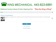Tablet Screenshot of kingmechanical.net